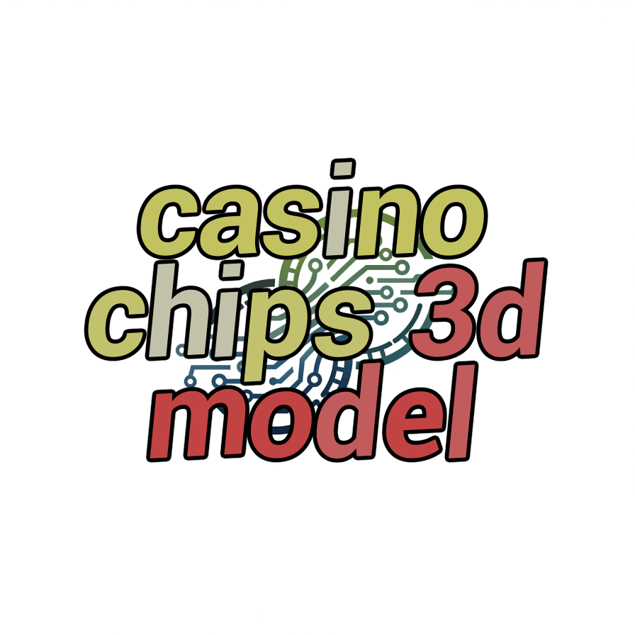 casino chips 3d model